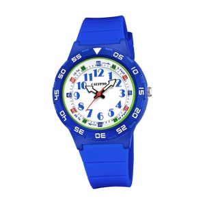 Calypso Kinderuhr Kunststoff PUR blau Calypso Junior Armbanduhr D2UK5828/4