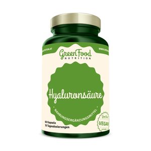 GreenFood Nutrition Hyaluronsäure 60 Kapseln