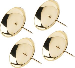 4x Adventskranz Kerzenteller Ø8cm Kranzteller Advent mit Dorn Messing Gold Deko 4x Adventskranz Kerzenteller Ø8cm Kranzteller Advent mit Dorn Messing Gold Deko