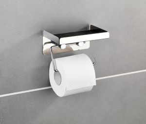 Toilettenpapierhalter 2 in 1 Edelstahl