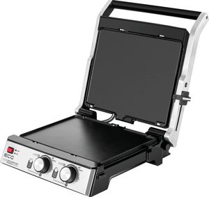 ECG KG 2033 | Kontaktgrill | Waffel  | Abnehmbare Grillplatten | von 140 ° C bis 230 ° C | Contact grill | 29 × 23 cm | 2000 W |