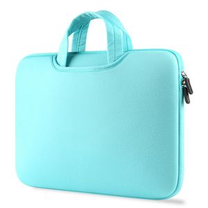 Laptop -Hülle Beutel Hülle Cover -Tasche für MacBook Mac Book Pro Air Aktentasche-Minzgrün-Größen: 15,4 Zoll