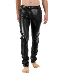 Bockle®  DOUBLE LAMB Leather Jeans Lederhose Lederjeans Echtleder Lamm Leder, W29/L30