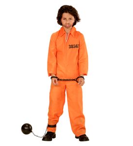 Kostým American Prisoner orange, Veľkosť:158