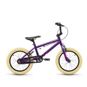 S'COOL XtriX mini 16 palcov 1 rýchlosť Purple/Fuchsia | Voľnobeh |BMX| bicykel pre chlapcov | detský bicykel s kvalitnými komponentmi | voľnobeh