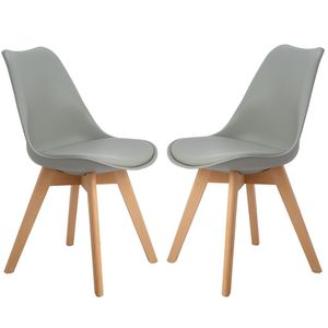 2x 4x Esszimmerstuhl Küchenstühle Nordic Wohnzimmerstuhl gepolstert Büro Stuhl 