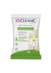 Cleanic Mini Travel Pack Vlhčený toaletný papier - cestovná verzia 1op.-14ks