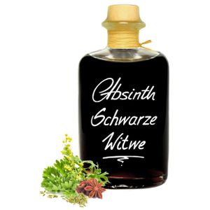 Schwarzer Absinth 1L Schwarze Witwe - maximaler Thujongehalt 35mg/L 55% Vol.