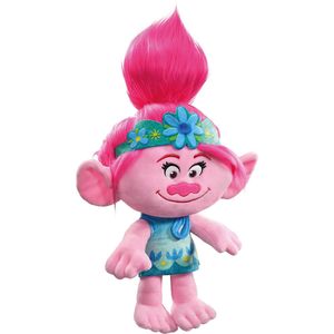 Trolls Plüsch Kuscheltier XXL 35 cm pink Trolls Plüschtier Anime Kawaii Plush Stofftier Cute Plushies Plüschtiere Plushie Halloween Weihnachten Geschenke für Kinder