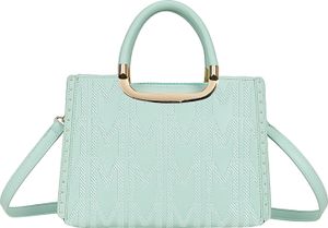 Gallantry, Bedruckte Handtasche für Damen, Hellgrün