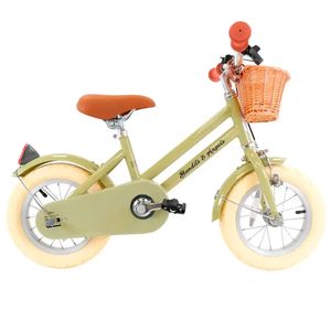 Bandits and Angels - Bandits and Angels Kinderfahrrad Retro Rider - 12 Zoll -  Grün - Kinderfahrrad ab 3 Jahre