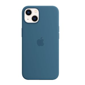 Apple Silicone Case with MagSafe für A2633 Apple iPhone 13 - blue jay