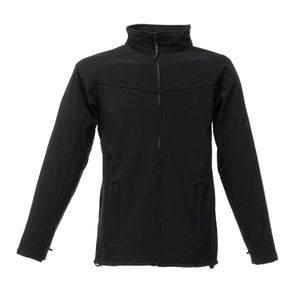 Regatta Professional Herren Softshellová bunda Uproar Softshell Jacket TRA642 Schwarz Black/Black L