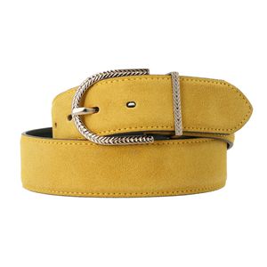 Tamaris Women's Leather Belt W80 Yellow