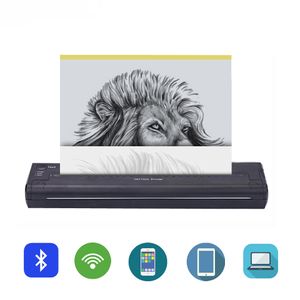 Tragbarer Mini-Tattoo-Thermodrucker mit Bluetooth für Schablonenübertragung - Kompatibel mit PCs und Smartphones