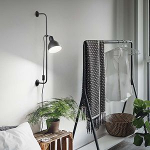 Ideal Lux Leseleuchte Shower verstellbar Schwarz