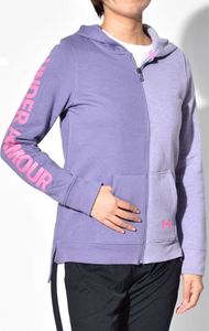 Kapuzenpullover UNDER ARMOUR Rival Fleece Full Zip Hoodie Lila lila XS