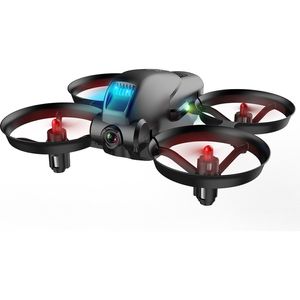 Lipa KF-615 Quadrocopter Mini Drohne - Drohne Mit Kamera - HD-Kamera Fly Path - Mit Koffer - 21 Minuten Flugzeit - Für drinnen und draußen - LED-Lichter - Mit App und WiFi - Handyhalterung und Fernbedienung - Auch für Kinder geeignet - Kopflos Modus und Hindernisvermeidung - Zusätzlicher Akku