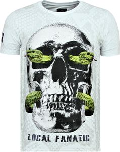 Skull Snake Rhinestones Totenkopf - XXL