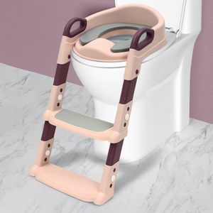 Toilettentrainer Toilettenaufsatz  Toilettensitz  mit Treppe  WC Sitz Toilettenstuhl Kinder