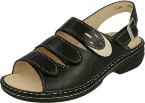 Slowlies Komfort Sandalen SALONIKI Uni 353237313035 Schwarz 39 EU
