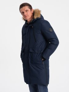 Ombre Clothing Parka męska Minniewallah navy XXL