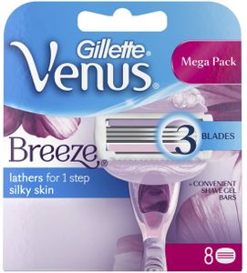 Gillette Venus ComfortGlide Breeze Rasierklingen, 8er Pack