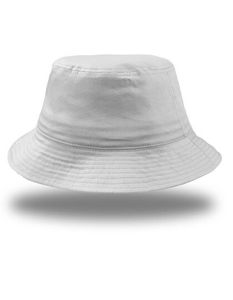 Atlantis Unisex Hut Bucket bavlněný klobouk BUCO Weiß White One Size