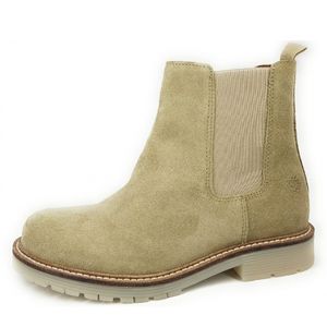 Apple of Eden  Damenschuhe Stiefeletten Schlupfstiefel Chelsea Boot Grün Freizeit, Schuhgröße:41 EU