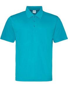 Just Cool Herren Cool Polo JC040 turquoise blue 3XL