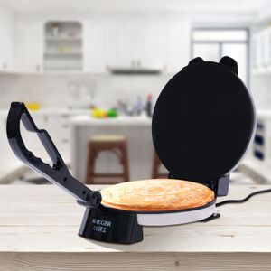 Nerezová ocel Elektrický Chapati Roti Maker Flatbread Pizza Tortilla Kuchyňský pomocník Elektrický Chapati Flat Tortilla Maker 1800W 220V