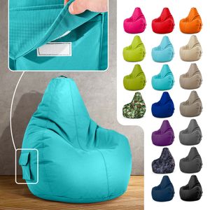 Cozy Sitzsack 80x70x90 cm - Aquamarin