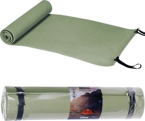 Kempingová Karimatka Podložka Skladací Turistický Matrac Na Cvičenie Jogy, Fitness 180X50 Cm Zelený