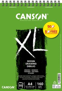 CANSON Skizzen- und Studienblock XL Zeichnen Aktion DIN A4 50 Blatt