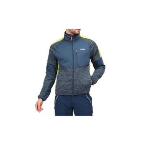 Regatta Strickfleecejacke Herren Coladane Midlayer, Größe:3XL, Farbe:blau-lime