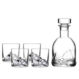 LIITON Whisky-Set Everest Dekanter 1l+Glas 270ml 5teilig 1 Stck. 108398 (EKB)