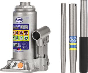 alca® Wagenheber Unterstellheber hydraulisch 5t Stempel-Wagenheber für SUV/PKW Hubhöhe 19,7-38,2cm
