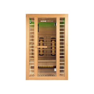 HOME DELUXE - Infrarotsauna REDSUN M Deluxe Plus Infrarotkabine Wärmekabine Saunakabine Sauna