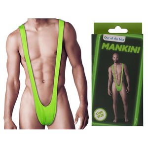 Herrenbadeanzug Mankini Grün im Geschenkkarton