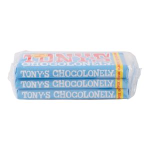 Tony's Chocolonely Vollmilchschokoriegel dunkle Milch, FT 3 x 180 Gramm