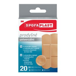 Náplast zdravotnická 3M Spofaplast 176N, uni, na odřeniny, 20 ks