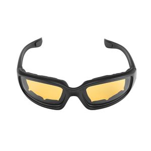 Motorradbrille Outdoor Sports Anti-UV Windproof Dustproof Eyeglasses Brille Gelb