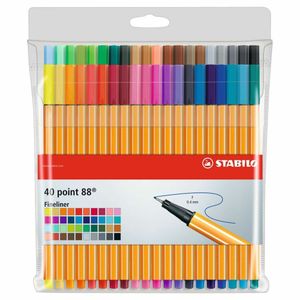 STABILO Fineliner point 88 40er Kunststoff Etui