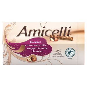 Amicelli Haselnuss 16 Waffelröllchen (200g)