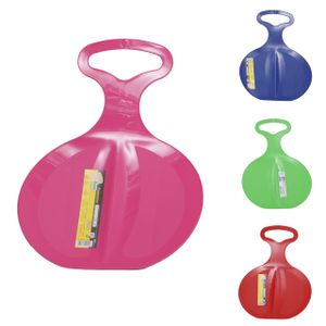 Kinderschlitten, Rutsch-Schlitten Free 198 aus Kunststoff mit Haltegriff rosa