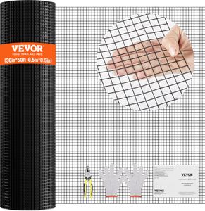 VEVOR drátěné pletivo 910 x 15240 mm pozinkovaný drátěný plot 19 měr drátěného pletiva, vinylem potažené kovové pletivo pro zábrany kurníků, ohrady pro králíky a hady, ohrady pro drůbež