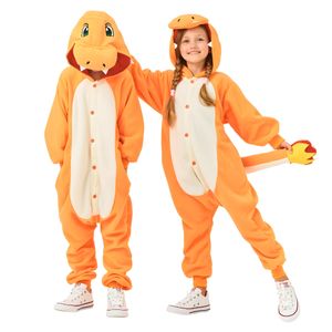 Onesie Kigurumi Pyjama Kostüm für Kinder Charmander 122