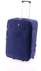 Trolley - Koffer - 72 cm, 90/100 Liter, Dehnfalte, 2 Rollen, blau