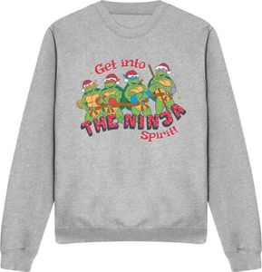 Teenage Mutant Ninja Turtles - "The Ninja Christmas Spirit" Sweatshirt für Herren/Damen Uni TV12623 (M) (Sport Heide)