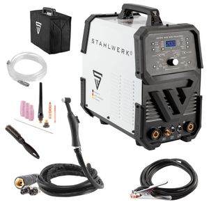 STAHLWERK Digitales Schweißgerät AC/DC WIG 200 Puls Pro IGBT Inverter 200A